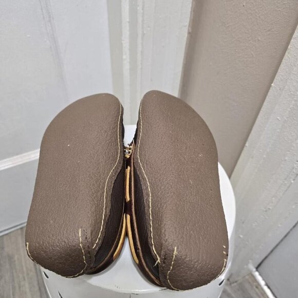 🌴LL Bean Mens Brown Handsewn Leather Moccasin Loafers Size 7✌️ - Picture 7 of 7